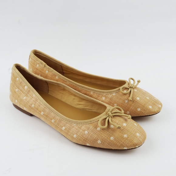 J.CREW Size 8 Woven Ballet Flats in Natural $128 BW873 - Picture 2 of 7